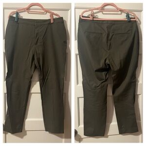 A New Day Olive Stretch Ankle Work Pants Women’s Size 14